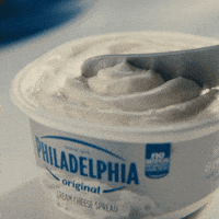 phillycreamchs philadelphia philly scoop creamcheese GIF