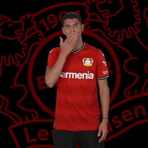 I Love You Kiss GIF by Bayer 04 Leverkusen