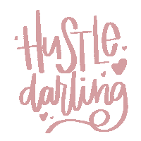 Hustle Hand Drawn Sticker