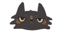 Black Cat Sticker