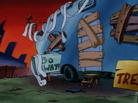 rockos modern life nicksplat GIF