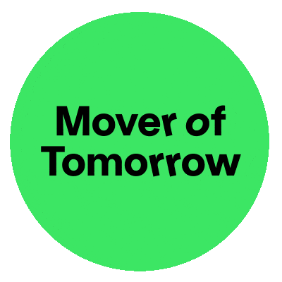 Mover Of Tomorrow Award Sticker by Studio GOOD