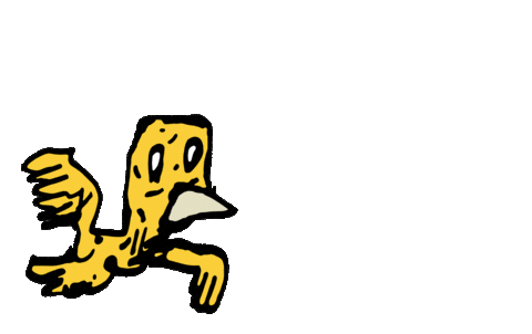 Bird Go Sticker