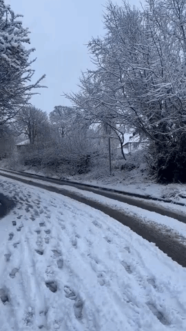 Snow Causes School Closures, Power Outages in North of England