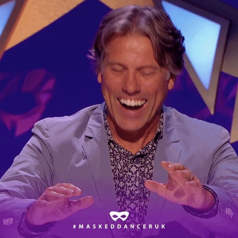 Happy Laugh GIF by The Masked Singer UK & The Masked Dancer UK