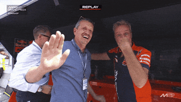 Happy Guenther Steiner GIF by MotoGP™