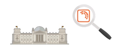 abgeordnetenwatch giphyupload politik bundestag lupe Sticker