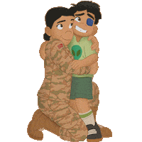 Family Hug Sticker by Disney Pixar