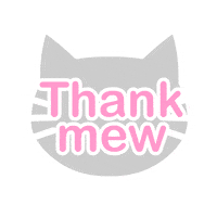 Pink Thank You Sticker