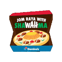 Hungry Pizza Sticker by Domino's Malaysia