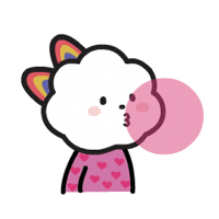 friends love Sticker by FLUFFY HOUSE