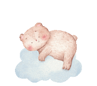 Sleepy Baby Sticker