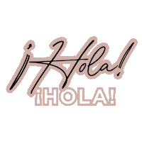 Saludo Hello Sticker by Rosa Delgado