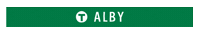 hammarbyfotboll station bajen hammarby alby Sticker