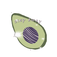 MyLittleBabyRock avocado kidswear kids fashion step away Sticker