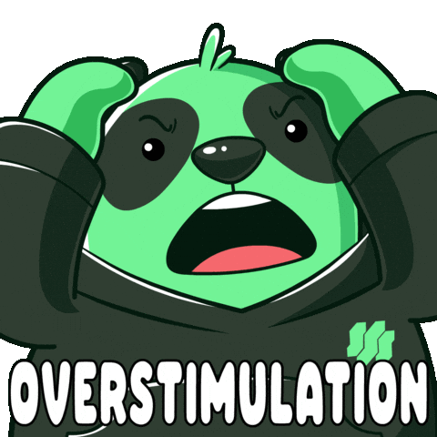 Stressed Too Much Sticker by SuperVerse