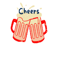Maplr party beer cheers event Sticker