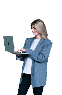 VYZUAL blog working laptop seo Sticker