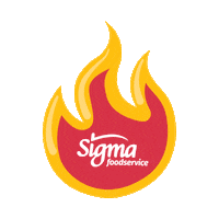 Fire Cooking Sticker by SigmaFoodservice