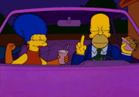 Happy Lets Dance GIF by The Simpsons