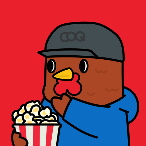 COQINU giphyupload movies popcorn coq GIF