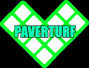 PaverTurfGrids giphygifmaker heart design green GIF