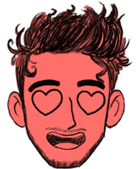 In Love Face Sticker