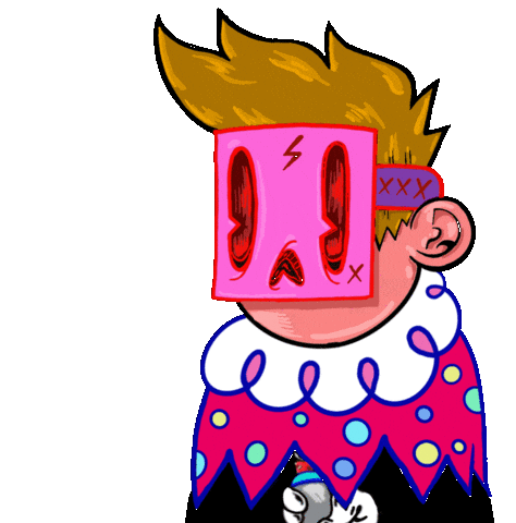 Character Spray Paint Sticker