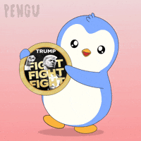 Donald Trump Crypto GIF by Pudgy Penguins