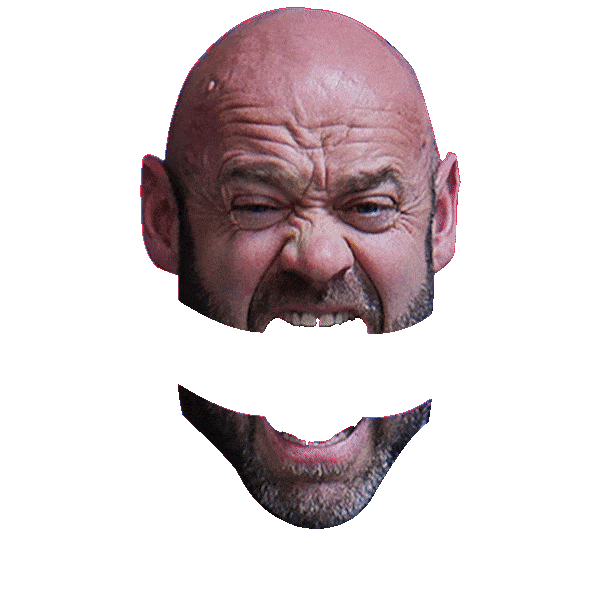 Branch Warren Eating Sticker by Wicked Cutz