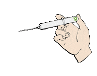 Vaccine Injection Sticker by fhgesundheit
