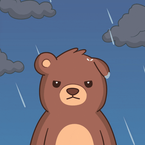 Sad Teddy Bear GIF by BEARISH