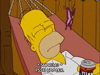 homer simpson butterfly GIF