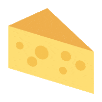 Cheese Kaas Sticker by Leerdamglasstad.nl