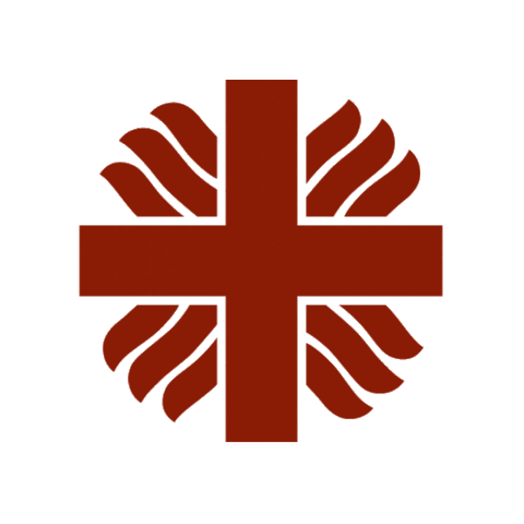 caritas_spis cross laska caritas dobro Sticker