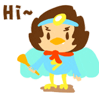 Say Hi Hello Sticker