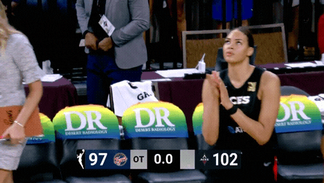 Excited Las Vegas GIF by WNBA