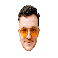 Hypnosis Head Turner Sticker by Maxi Meraki