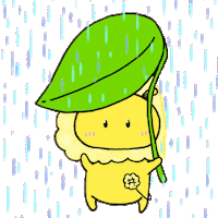 Rain Raining Sticker