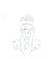 Estrellagr marina estrella flisvos Sticker