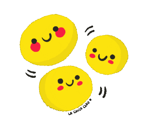 lachicaclau_ giphyupload happy feliz happyface Sticker