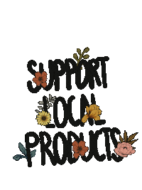Small Business Flowers Sticker