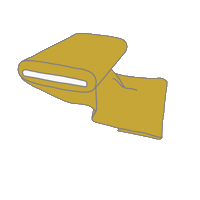 kapelusch pfeil blume schere stoff Sticker