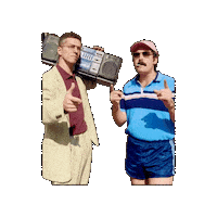 dreamteammusicservices retro vintage disco boombox Sticker