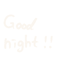 Good Night おやすみ Sticker