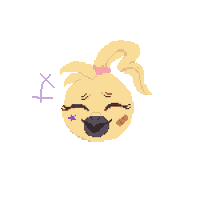 Pixel Laugh Sticker