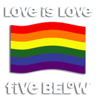 Gay Pride Love Sticker by Five Below
