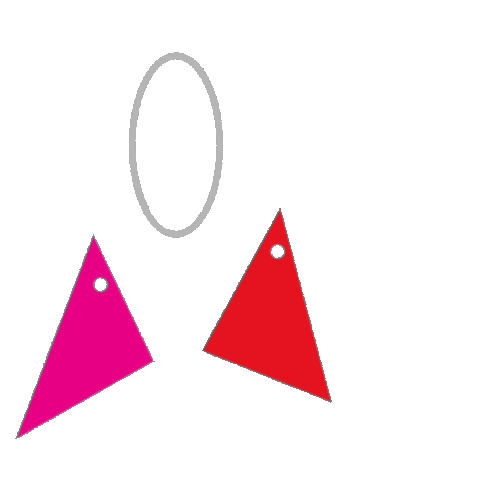 Stellen_uk stellen stellenuk bouncy castle earrings mix and match earrings Sticker