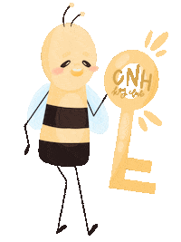 cnhkeyclub bee honey cnh key club Sticker