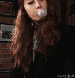 bubble gum GIF
